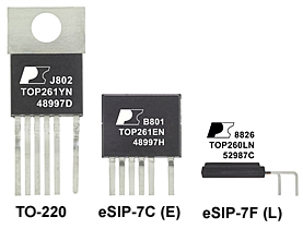 eSIP の E、L パッケージと TO-220