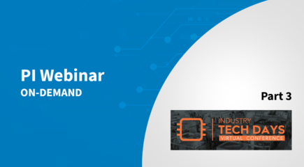 PI Webinar On-Demand - Industry Tech Days Pt 3: BridgeSwitch - Best Solution for Single-Phase Motor Drives