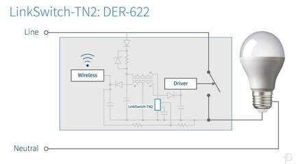  LinkSwitch-TN2를 사용한 No-Neutral 스마트 벽면 스위치