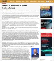 EE Times - Innovation in Power Semiconductors with Balu Balakrishnan