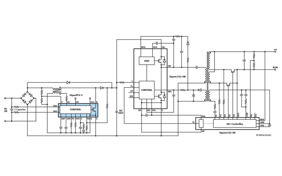 Typical Application Schematic (in conjunction with HiperLCS-2 Chipest)