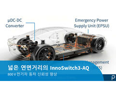 넓은 연면거리의 InnoSwitch3-AQ 스위처 IC, 800V 전기자 동차 신뢰성 향상