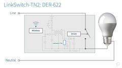 采用LinkSwitch-TN2的无需零线连接的智能墙壁开关