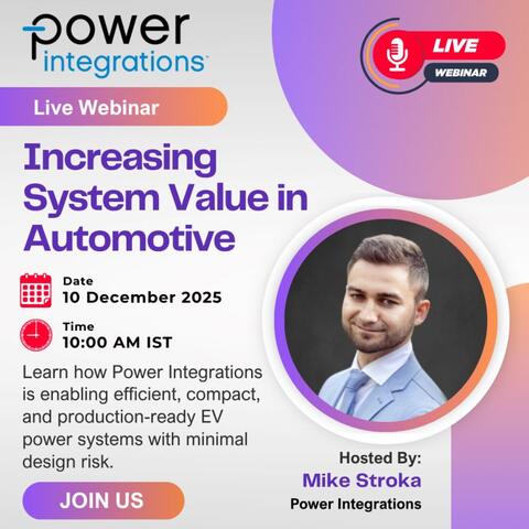 PI Webinar - Increasing System Value in Automotive